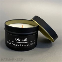 {{photo.Alt || photo.Description || 'Divinail 120мл Black Pepper &amp; Amber, Neroli Ароматическая свеча'}}