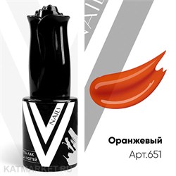 Vogue 10мл Гель-лак витражный Оранжевый 651 11910651