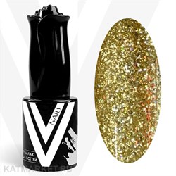 Vogue 10мл Серия Девичник Гель-лак с хлопьями фольги Львица 779 11925779