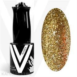 Vogue 10мл Серия Девичник Гель-лак с хлопьями фольги Тигрица 780 11925780