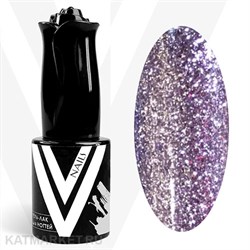 Vogue 10мл Серия Девичник Гель-лак с хлопьями фольги Скромница 784 11925784