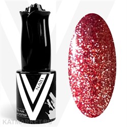 Vogue 10мл Серия Девичник Гель-лак с хлопьями фольги Аферистка 787 11925787