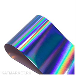 Фольга Голография 50см, Голубая 61502003