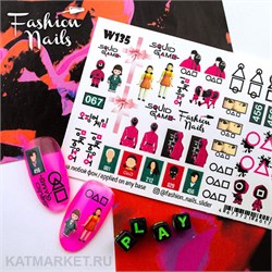 Fashion Nails Слайдер на прозрачной пленке White 135 61291135