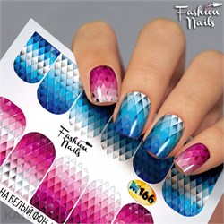 Fashion Nails Слайдер на прозрачной пленке Metallic 166 61293166