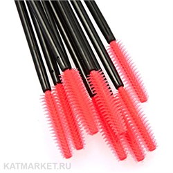 Щеточки силиконовые, красно-черные, 50шт 81001022