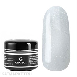 Grattol 15мл Гель для моделирования с шиммером Farfor 01 10630001
