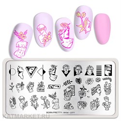 BornPretty Пластина для стемпинга Artist L011 60501031