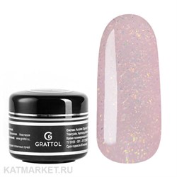 Grattol 15мл Гель для моделирования с шиммером Farfor 06 10630006