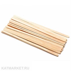 Шпатели деревянные 14х0,5см 50шт 81001041