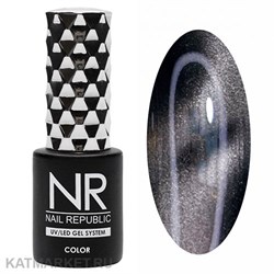 NR 10мл Кошачий Глаз magic cat 50 Серый перламутр 11719050