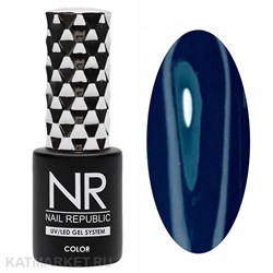 NR 10мл Гель-лак 107 Лазурно-синий 11708107