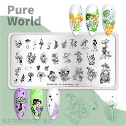 BornPretty Пластина для стемпинга Pure World L003 60501103