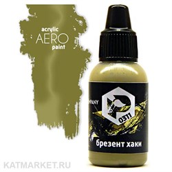 Краска для аэрографа Pacific 18мл Брезент Хаки 32702311
