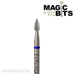 Magic Bits Фреза алмазная пуля 2.4мм, средний, НаПулС24 71113324