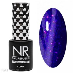 NR 10мл Гель-лак 456 Мерцающий сливовый 11708456
