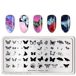 BornPretty Пластина для стемпинга Overprint L003 60501133