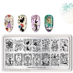 BornPretty Пластина для стемпинга Fairy Tale L002 60501342