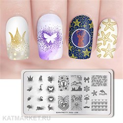 BornPretty Пластина для стемпинга Artist L008 60501028