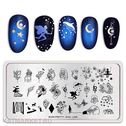 BornPretty Пластина для стемпинга Artist L006 60501026