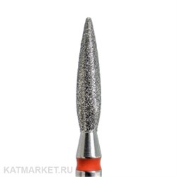 КМИЗ Алмазная фреза 115894 пламя 2,3мм красное удлиненное 856.104.243.100.023 70112123