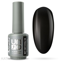 {{photo.Alt || photo.Description || 'Uno 8г Pedicure Line 101 черный Однофазный гель-лак'}}