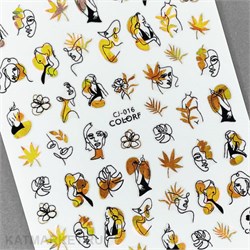 Наклейки PopFinger серия CJ 16 фольгированные 61218016