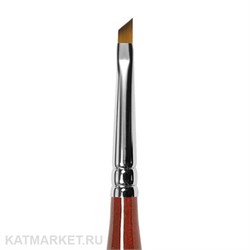 {{photo.Alt || photo.Description || 'Roubloff DS63R Кисть наклонная из синтетики, имитация колонка #3'}}