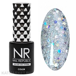 NR 10мл Гель-лак 422 Мерцающий алмаз 11708422