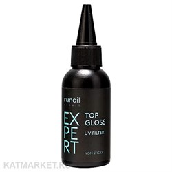 {{photo.Alt || photo.Description || 'Runail 118 Топ глянцевый с УФ-фильтром Top Gloss Non Sticky флакон 50мл'}}