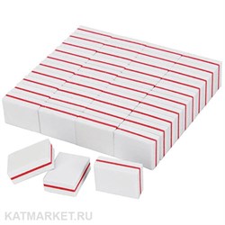 Бафы мини 100/180, упаковка 50шт, белые 60602007