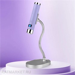 {{photo.Alt || photo.Description || 'Лампа-фонарик c ИИ сенсором фиолетовая'}}