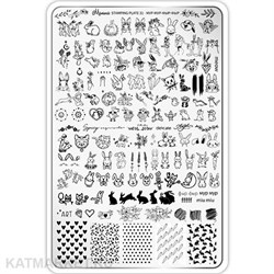 {{photo.Alt || photo.Description || 'Малина Пластина для стемпинга 31 "Мур-мур-фыр-фыр" (без демо-листа)'}}