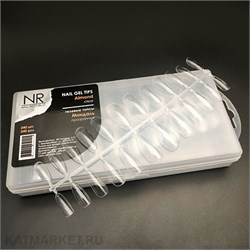 {{photo.Alt || photo.Description || 'NR Гелевые типсы Almond (прозрачные, Миндаль) 240шт'}}