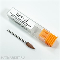 Divinail Полировщик силиконовый Premium 4х12 средний (коричневый) 70901062