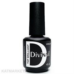 Divinail 15мл Топ Brilliant без липкого слоя 12303001