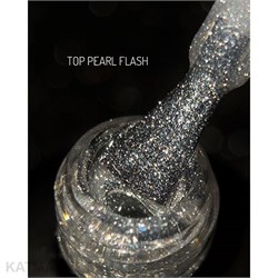 {{photo.Alt || photo.Description || 'Divinail 15мл Перламутровый Топ Pearl Flash без липкого слоя со светоотражающими частицами'}}