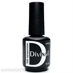 Divinail 15мл Топ Sensation без липкого слоя 12303041