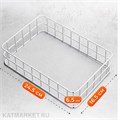 Бьюти корзинка большая 24,5х16,5х6,5см белая 60817422