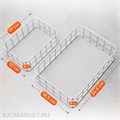 Бьюти корзинка малая + большая белая 60817423
