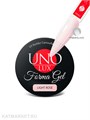 Uno Lux 15г Моделирующий прозрачно-розовый гель Forma Gel Fiber Glass Light Rose 10320002