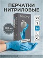 Benovy голубые M 100шт Перчатки нитриловые 60417203