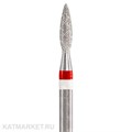 Тайфун Пламя каплевидное 2,3мм красное Алмазная фреза с жемчугом 856.104.261.080.023 71203123