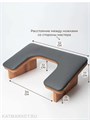 Маникюрная подставка бабочка графит, орех 60808442