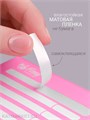 Наклейки на типсы, 1 лист 50шт, белые с розовым 13809003