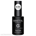 Grattol 9мл Топ без липкого слоя с UV фильтром 10619011