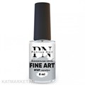 PatrisaNail 8мл Акварельные Капли Fine Art 09 серебро 10936009