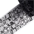 Фольга 50см Черное Кружево 09 61508009