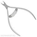 SilverStar Pro 21 Кусачки для кутикулы 4 мм, удлиненные ручки, спиральная пружина 40126021