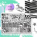 Малина Пластина для стемпинга 60 "Зебра" (+ демолист) 60513160